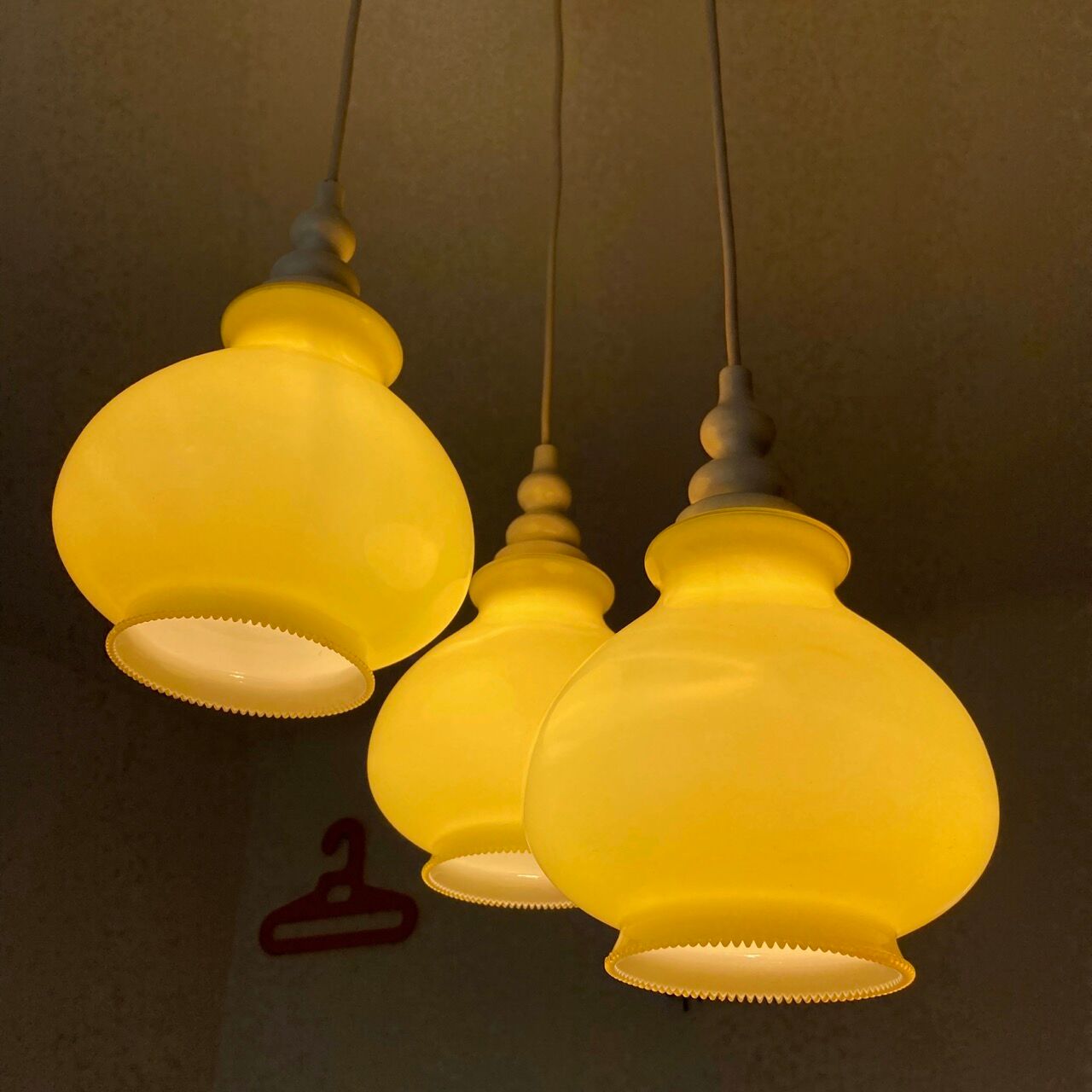 Vintage 3-light pendant light