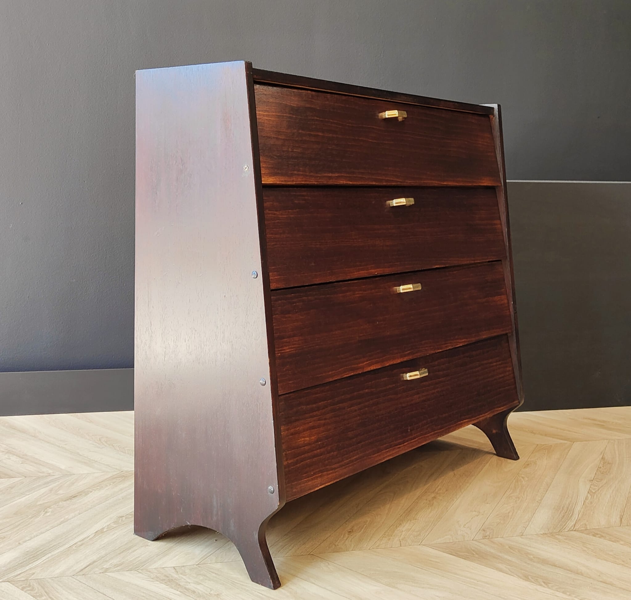 Mid century shoe cabinet