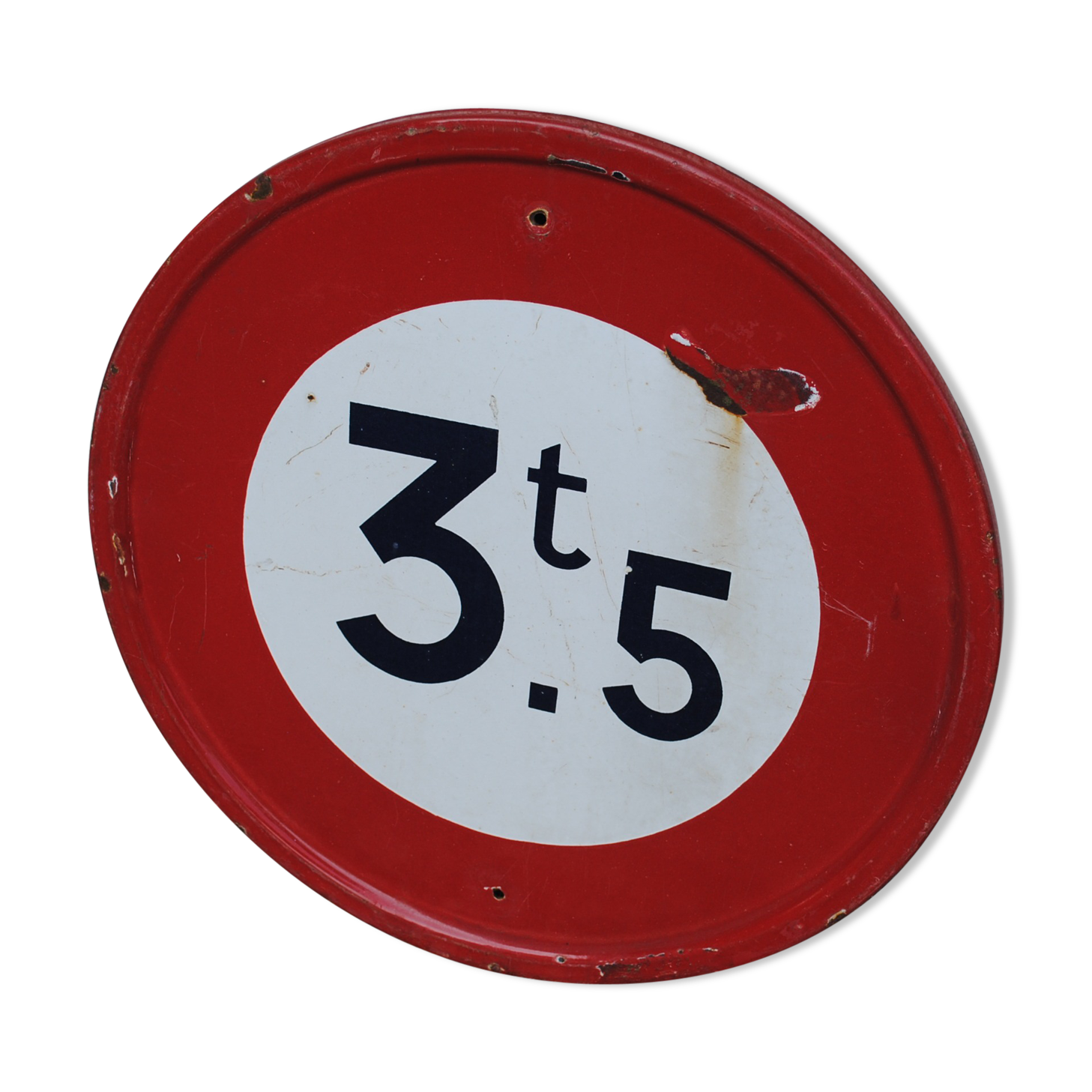 Enamelled sign road signs 1957