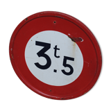 Enamelled sign road signs 1957