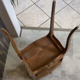 A bedside table with a drawer and a niche in Louis XV style.