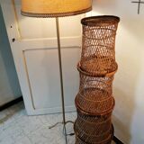 Vintage wicker basket
