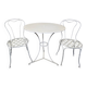 Wrought iron garden furniture