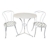 Wrought iron garden furniture