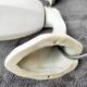 Paire d'appliques en opaline blanche début du 20-ème siècle