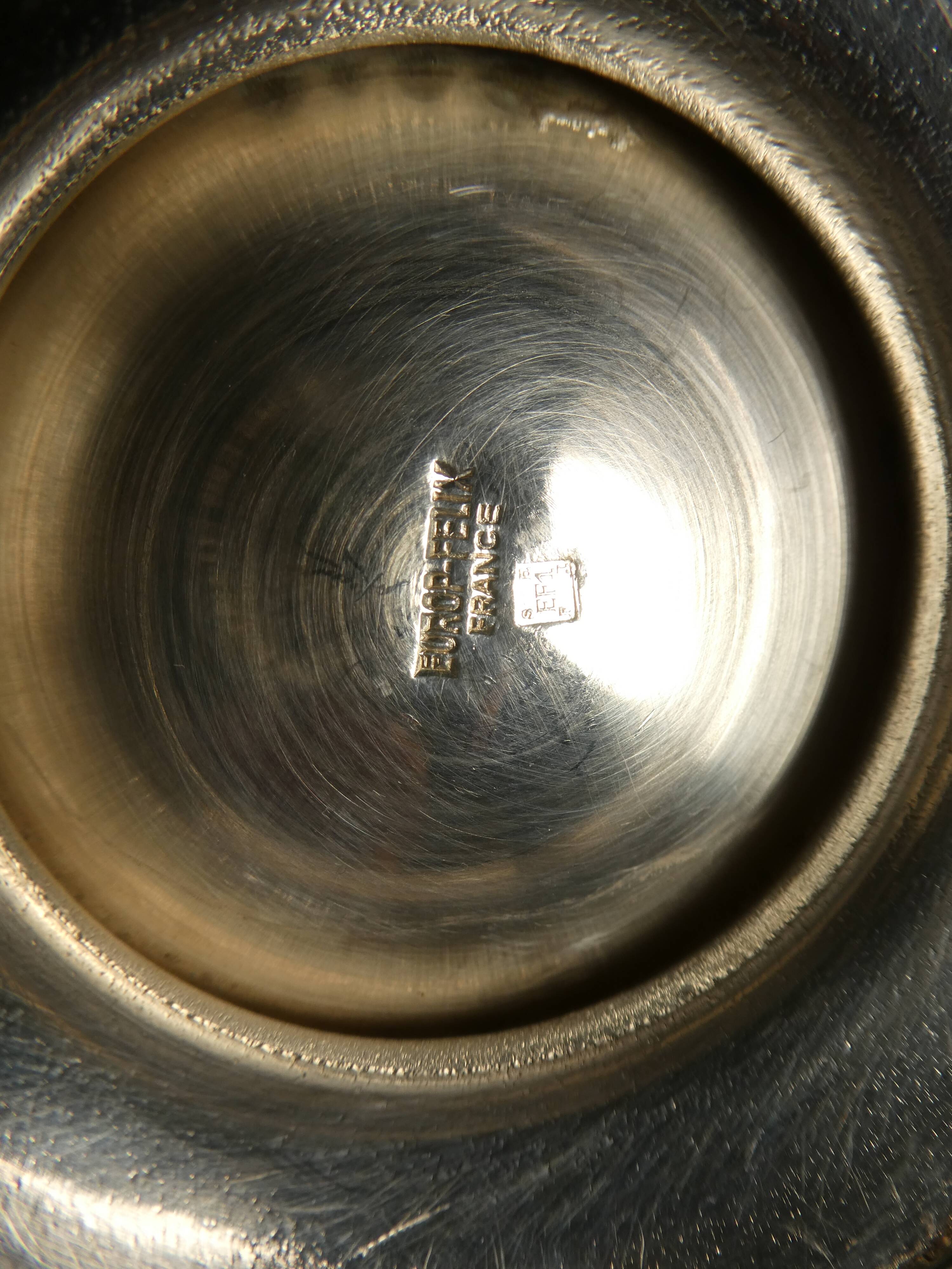 Louis XVI style silver-plated teapot and milk jug