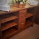 Buffet de sinistré René Gabriel vintage pieds compas
