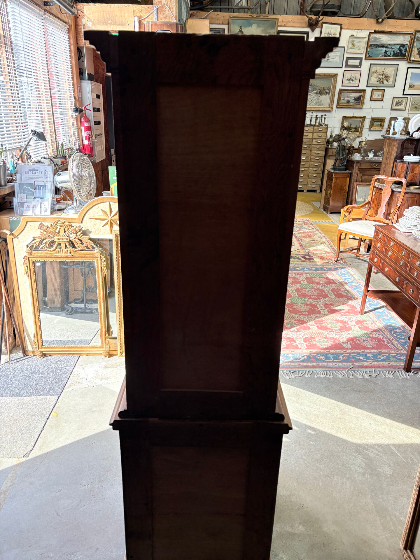 Exceptional old sacristy furniture in oak – 19th century