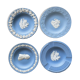 Lot de 4 Wedgwood BLEU Jasperware vintage