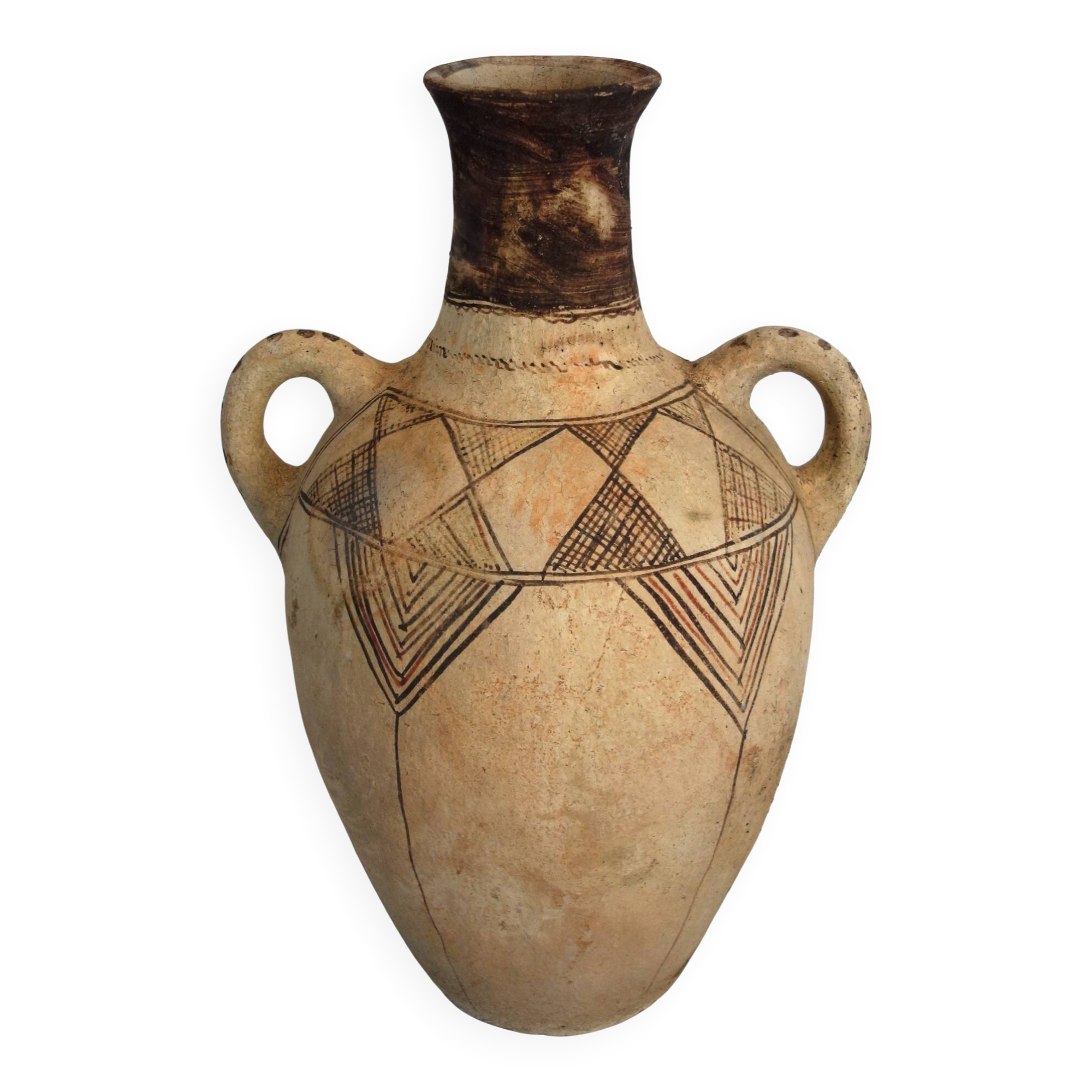 Large terracotta jar from the Rif, Morocco H70cm