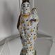 Virgin and Child in polychrome earthenware, 18th century, Nevers