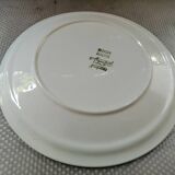 Duo d'assiettes Boch la Louvière modèle Argenteuil 60'
