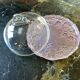 W.Germany crystal cheese cover on tray dimensions: height -15cm- diameter -22cm-