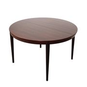 Round rosewood table, Danish design, 1960s, designer: Severin Hansen