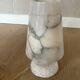 Vintage table lamp alabaster lamp, Italy 1960 minimalist