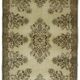 Vintage Turkish Carpet Floral Beige Brown 280 x 161 cm