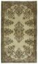 Vintage Turkish Carpet Floral Beige Brown 280 x 161 cm