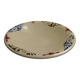 Badonviller art deco beige floral dish