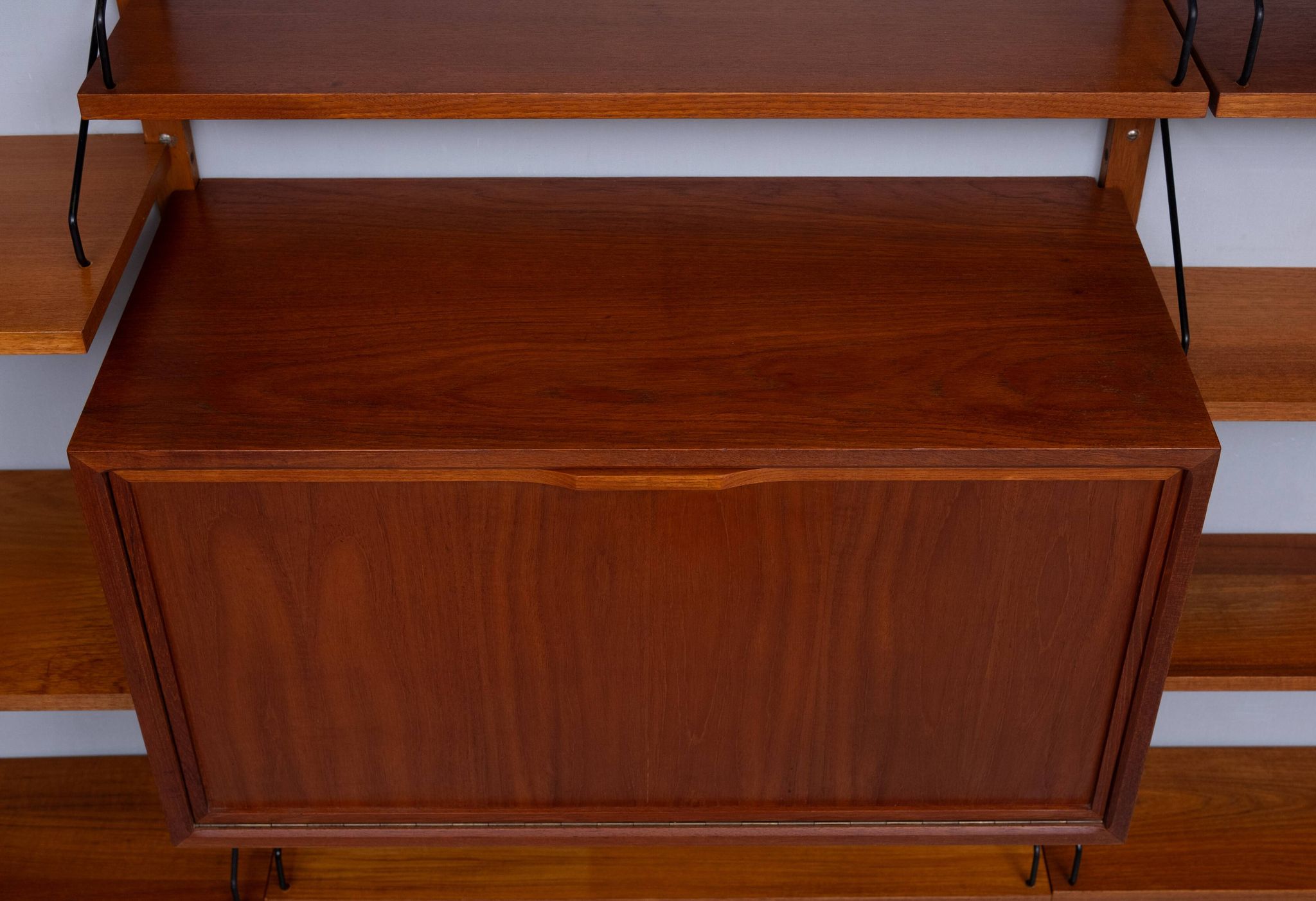 Poul Cadovius hanging Royal Wall System 1950s Denmark