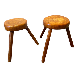 Paire de tabourets en
