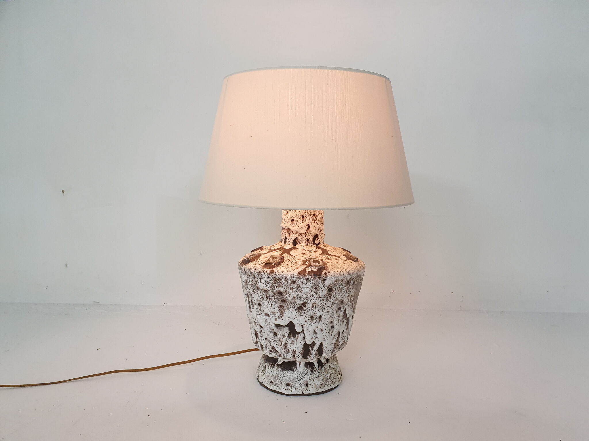 Ceramic talbe light attrb West-Germany , 1960's