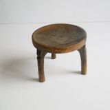 Wa-Hehe tribal carved tripod stool, Tanzania 1950s