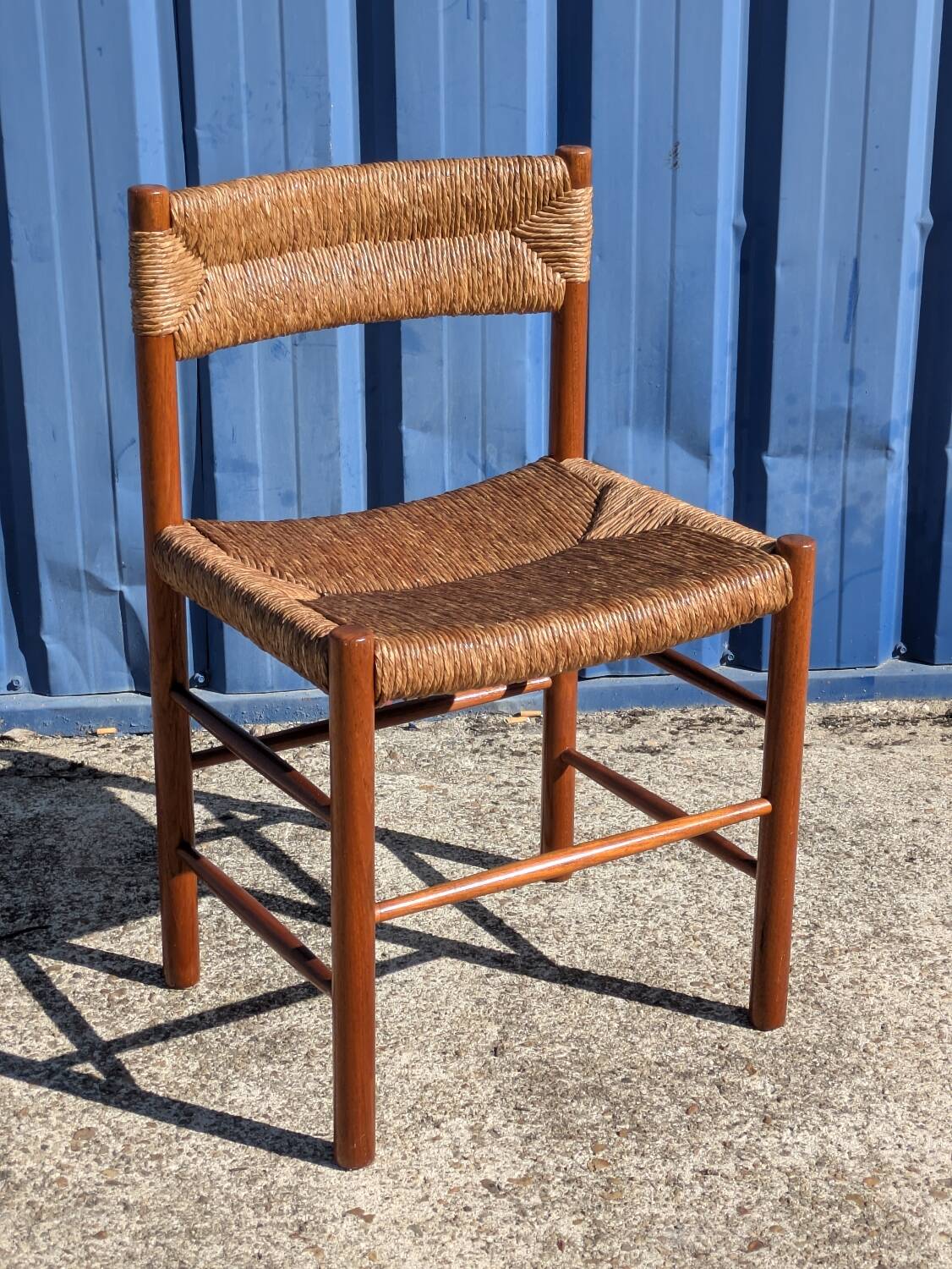 Vintage Charlotte Perriand chair, Dordogne model, by Sentou