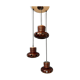 Suspension ceramic chandelier cascade