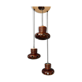 Suspension ceramic chandelier cascade