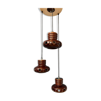 Suspension ceramic chandelier cascade