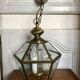 Vintage brass vestibule lantern