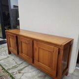 Maison Regain sideboard in Elm with 3 vintage doors