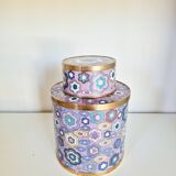 Tea pot Fabienne Jouvin, in cloisonné enamels and brass.