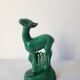 Figurine zoomorphe art déco faon vert