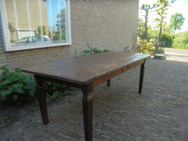 Antique old wooden table