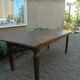 Antique old wooden table