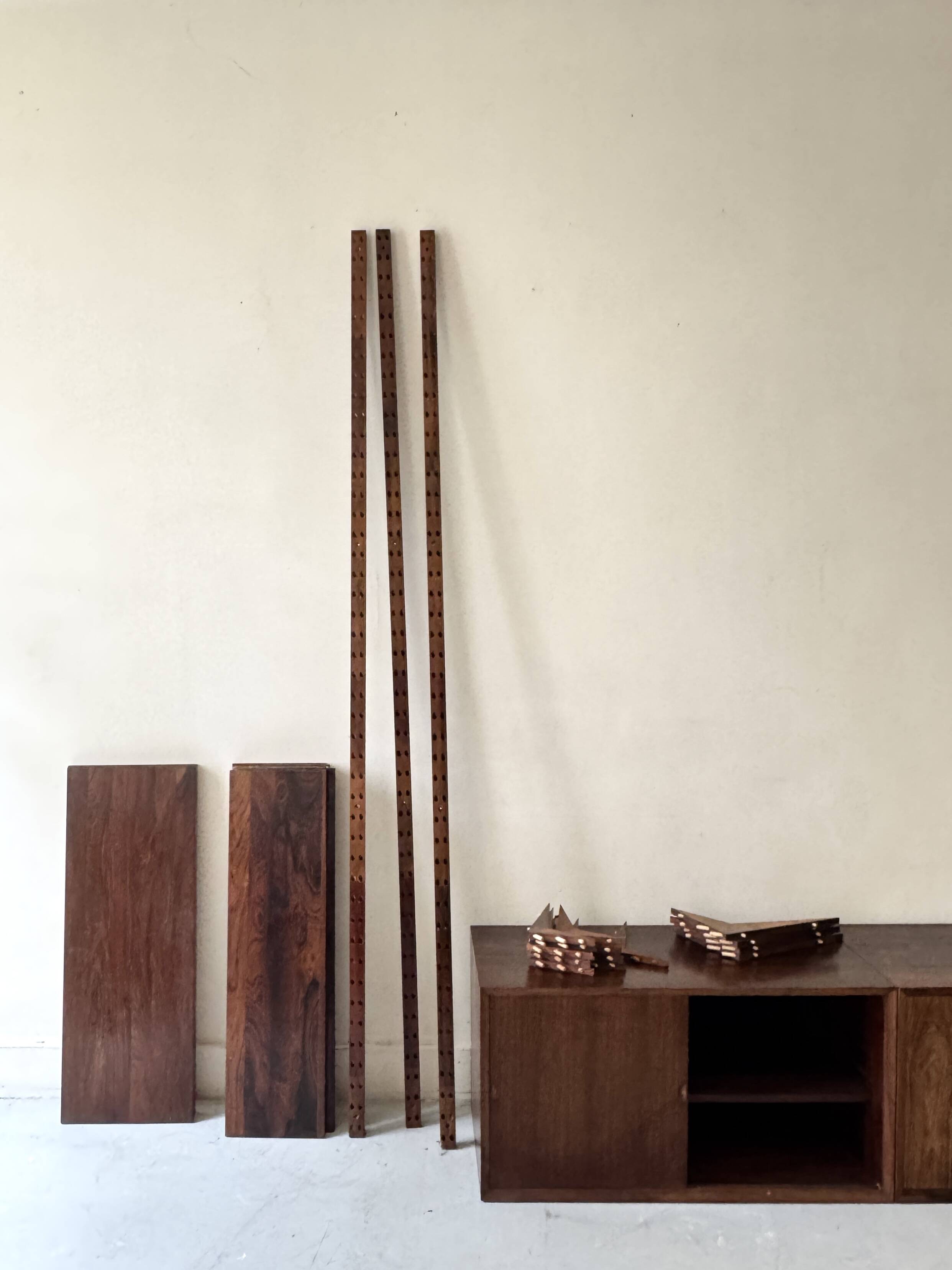 Modular library office Cado in rosewood, Poul Cadovius Denmark
