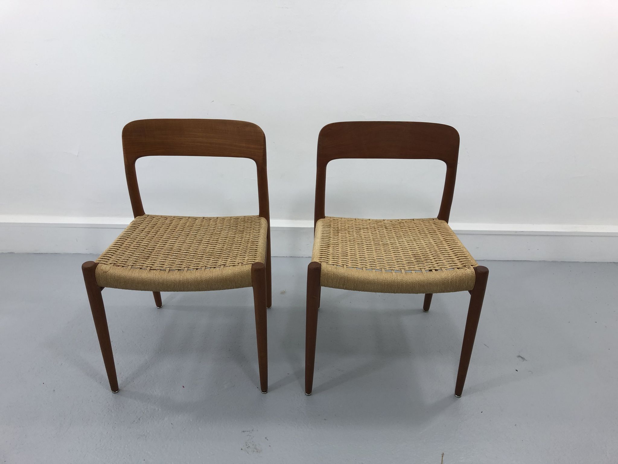 Danish Teak 56 chairs by Niels Otto Møller for J. L. Møllers