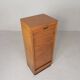 Vintage birch wood curtain wardrobe Ekawerk Horn Lippe, Germany 1950s