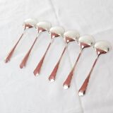 Set of 6 WMF silver-plated ice cream spoons "90"