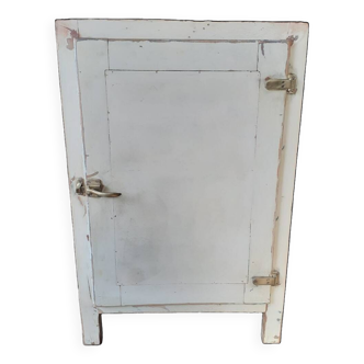 Old wooden refrigerator