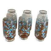 Forget-me-not water glasses