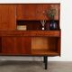 Teak high sideboard, Danish design, 1960s, production: Denmark
