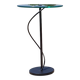 Table d'appoint en verre Artelano au design vintage français postmoderne.