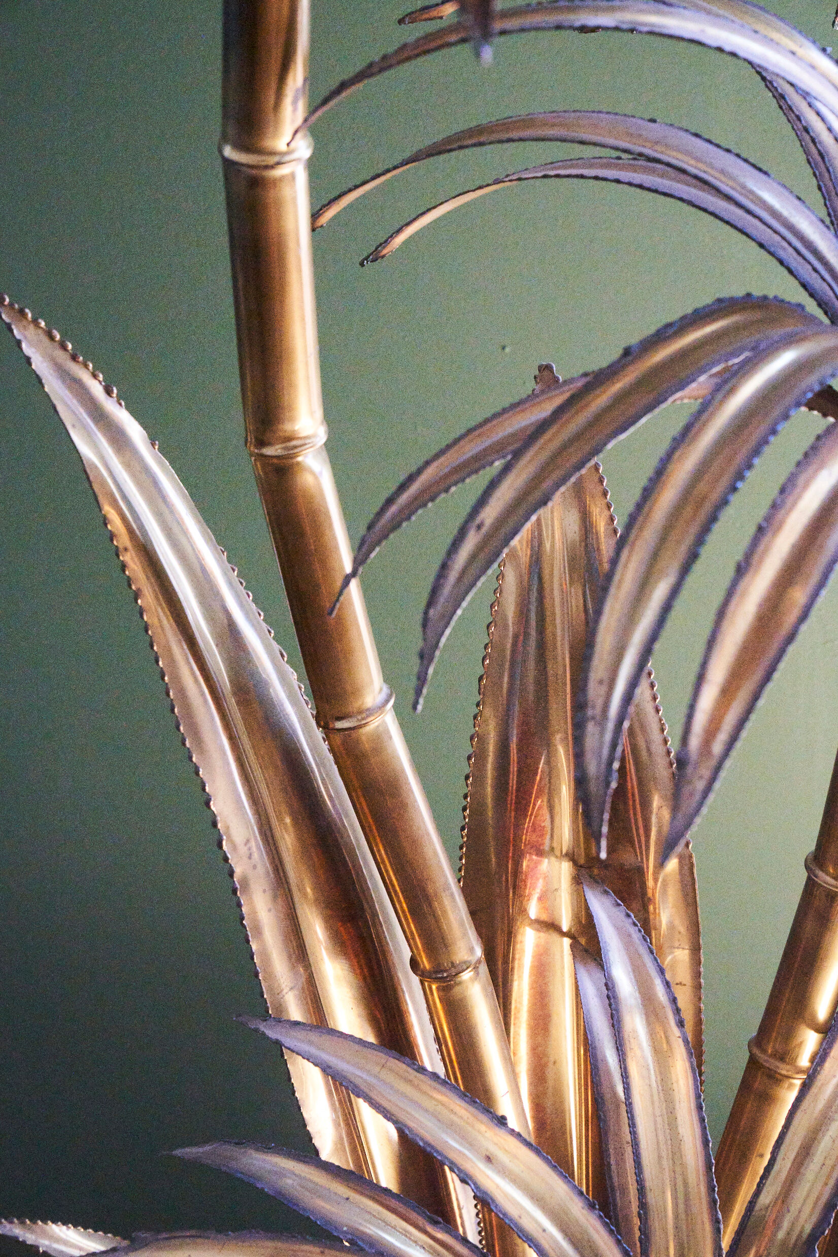 Floor lamp palm Maison Jansen by Barbier