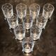 Lot 10 glasses decorated Luminarc model Sweden or Cavalier