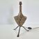 Vintage brutalist lamp by Max Bré 1970