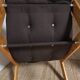 Pine/corduroy armchair