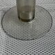 Old transparent soliflore tube vase