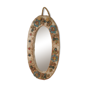 Miroir en céramique Vallauris